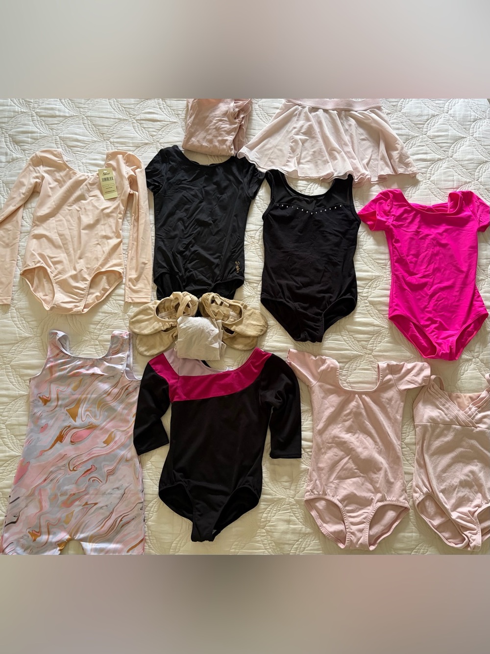 Girls Ballet Lot Size 6-7y - more than 12 items for ballet and gymnastics BUNDLE